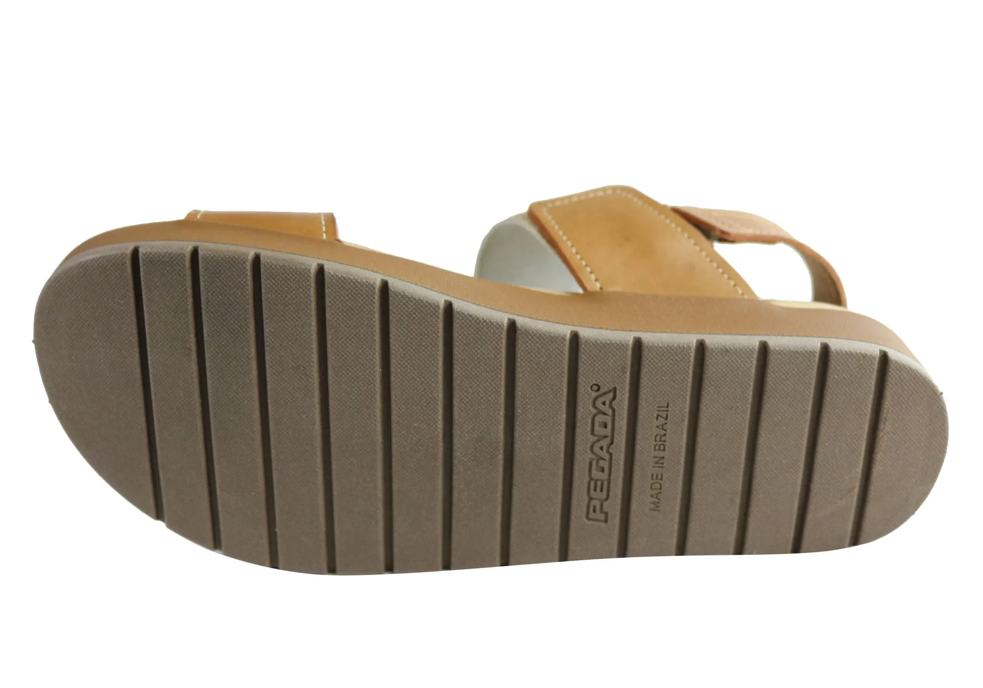 Pegada Rosie Womens Comfort Cushioned Leather Sandals Made In Brazil Pegada Shoes