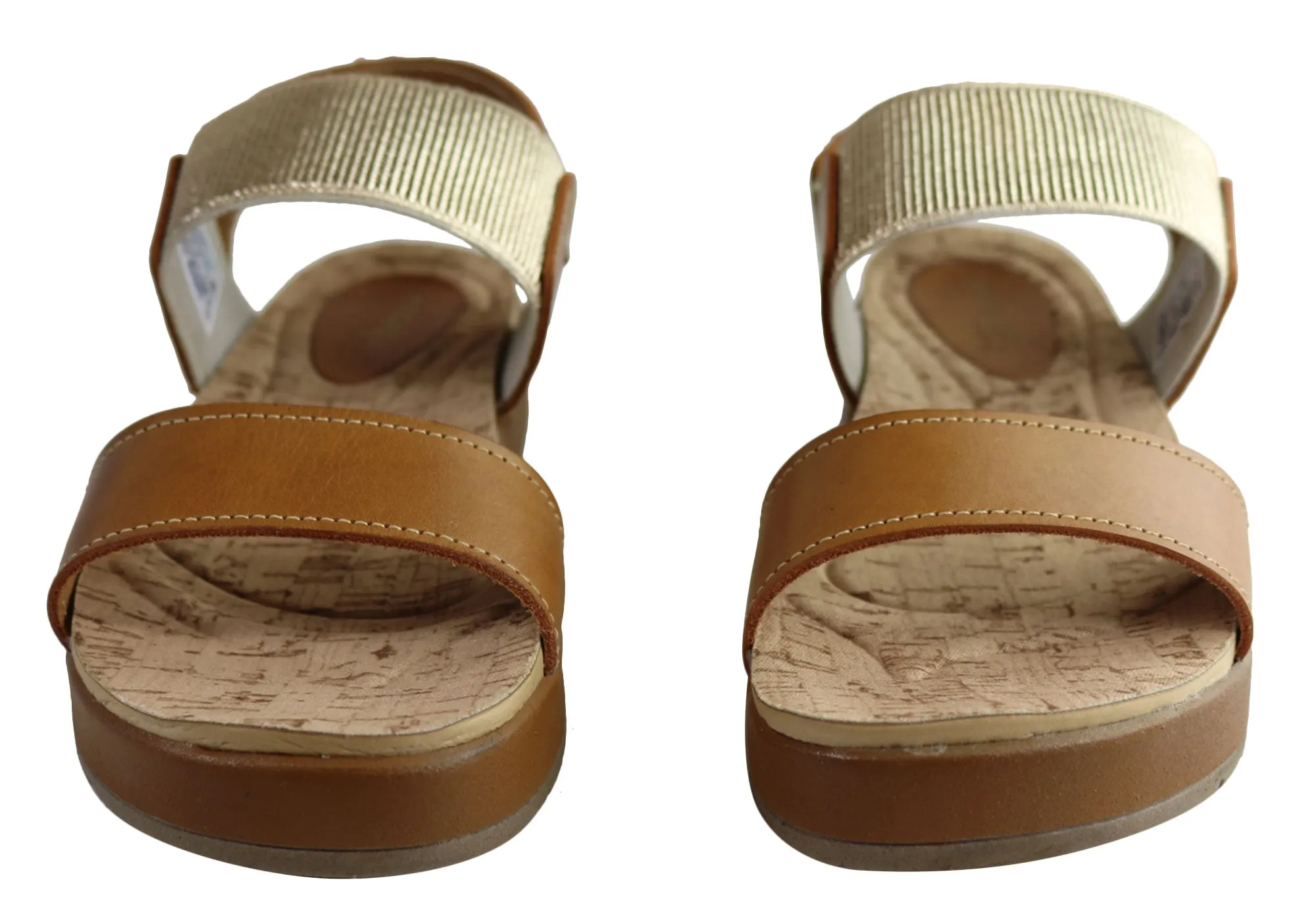 Pegada Rosie Womens Comfort Cushioned Leather Sandals Made In Brazil Pegada Shoes