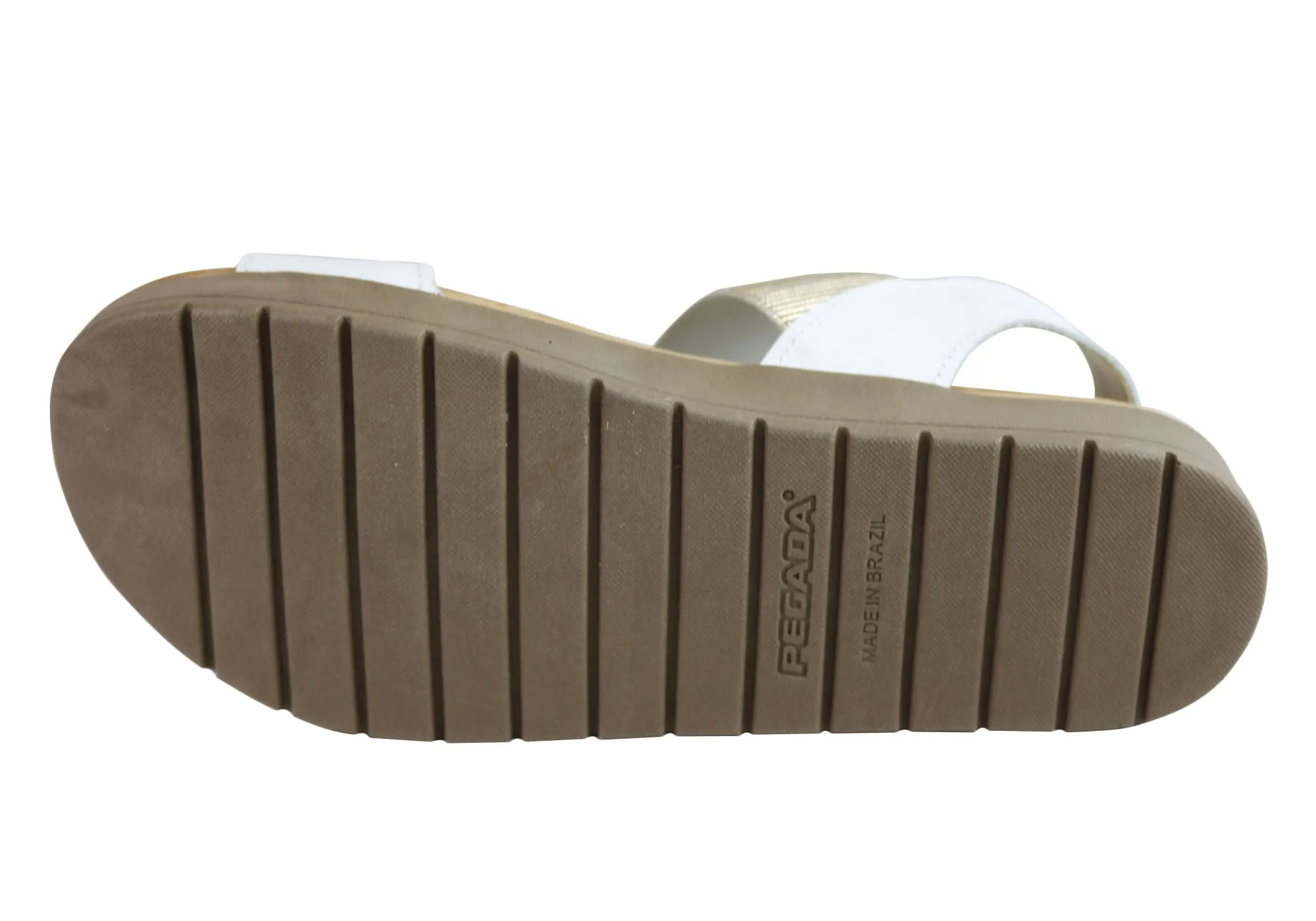 Pegada Rosie Womens Comfort Cushioned Leather Sandals Made In Brazil Pegada Shoes