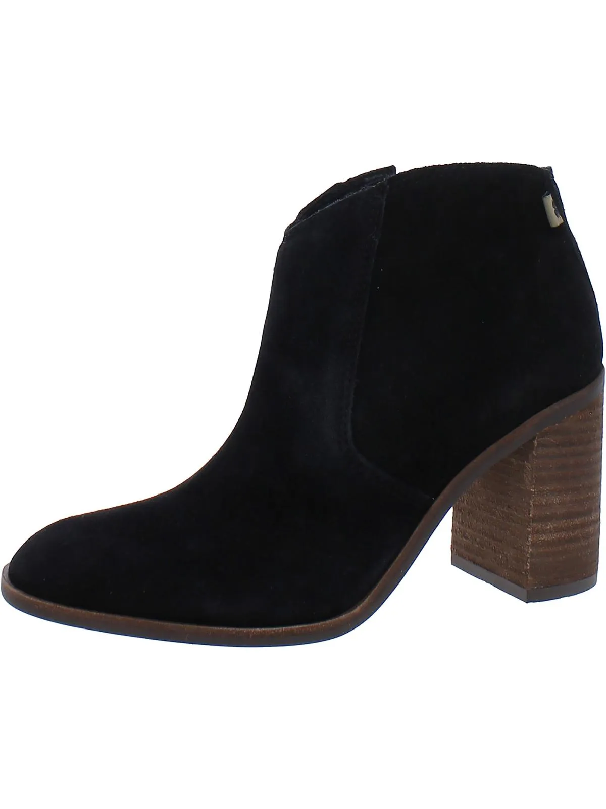Pellyon Womens Suede Almond Toe Ankle Boots
