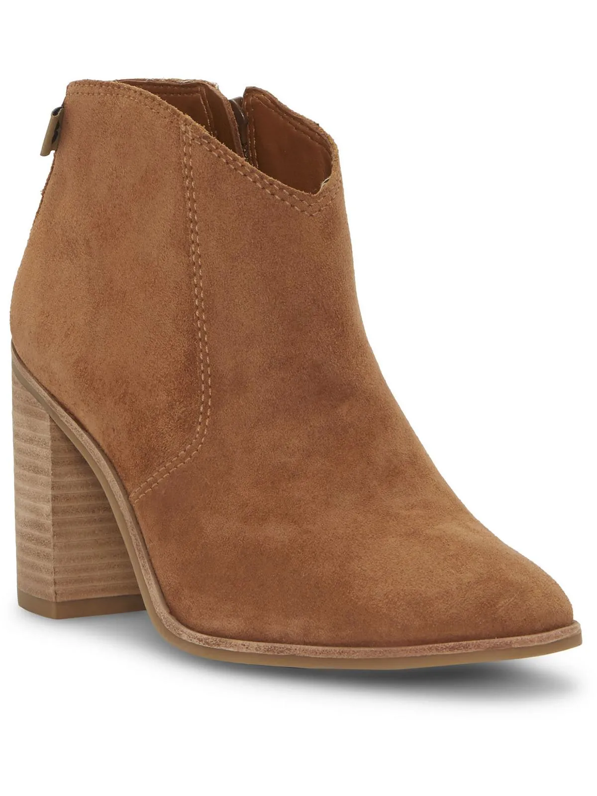 Pellyon Womens Suede Almond Toe Ankle Boots