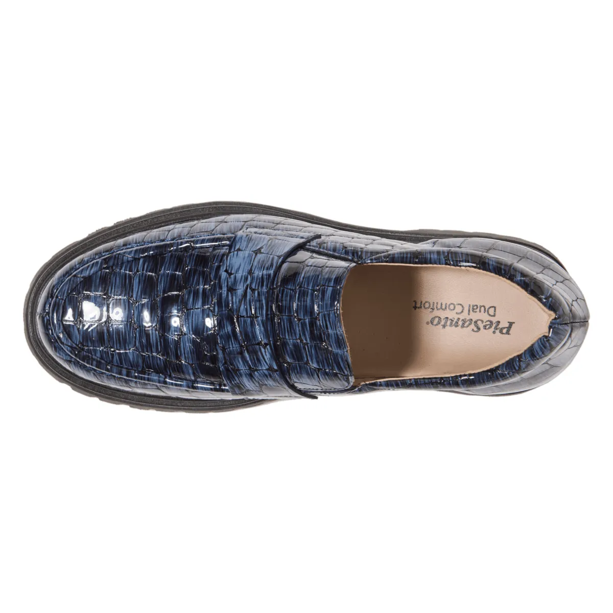 Pie Santo Women's 235629 Marino Blue Patent