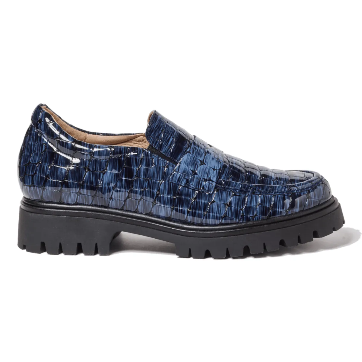 Pie Santo Women's 235629 Marino Blue Patent