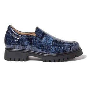 Pie Santo Women's 235629 Marino Blue Patent