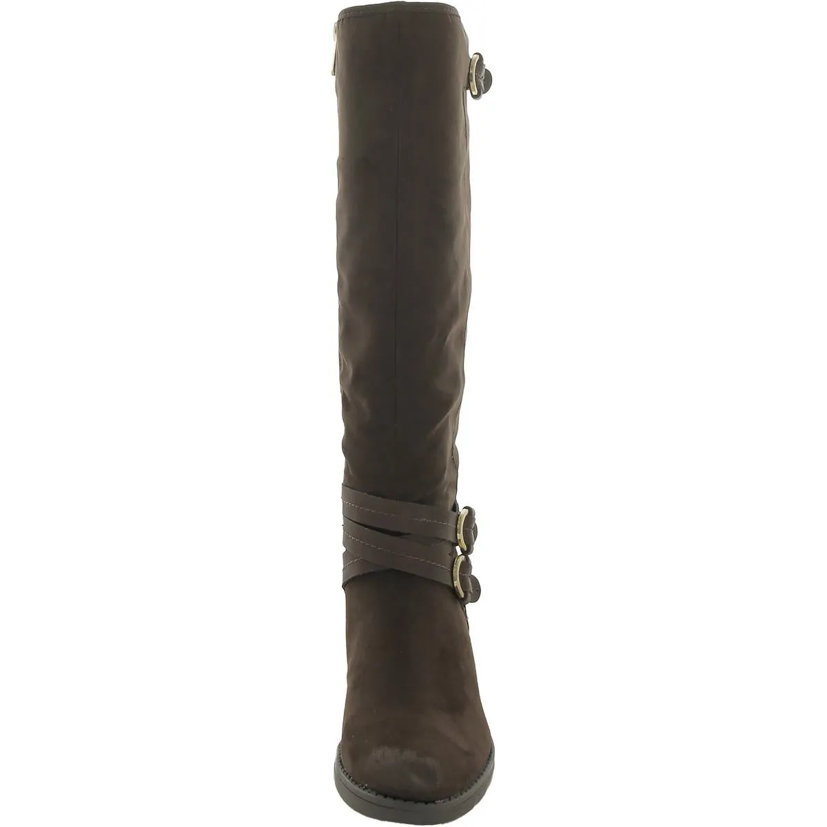 Prairie Womens Faux Suede Tall Knee-High Boots