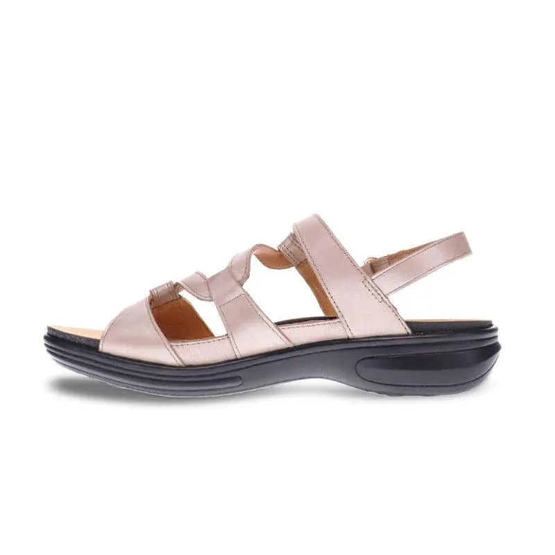 REVERE EMERALD 3 STRAP LEATHER SANDAL - FINAL SALE!