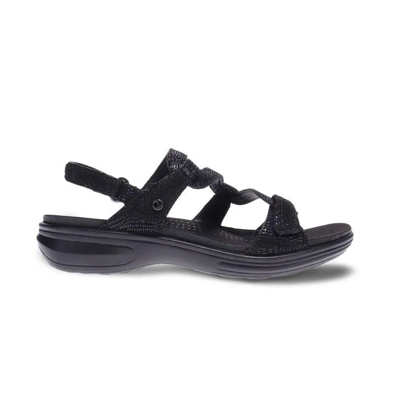 REVERE EMERALD 3 STRAP LEATHER SANDAL - FINAL SALE!