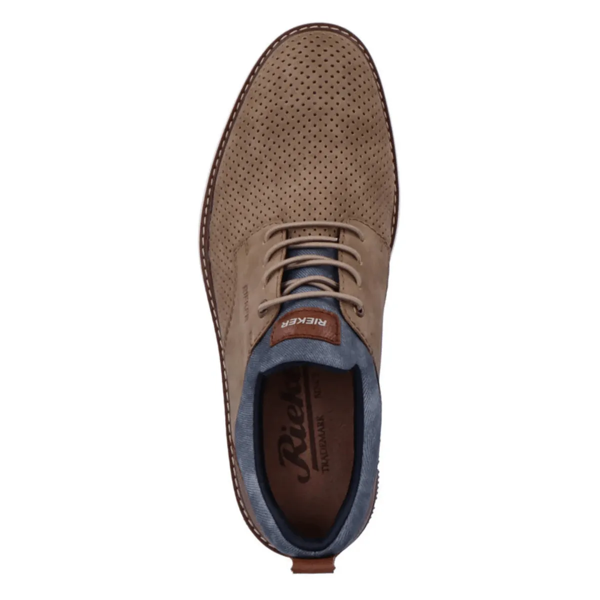 Rieker Men's 14450-64 Dustin Fango/Toffee/Navy