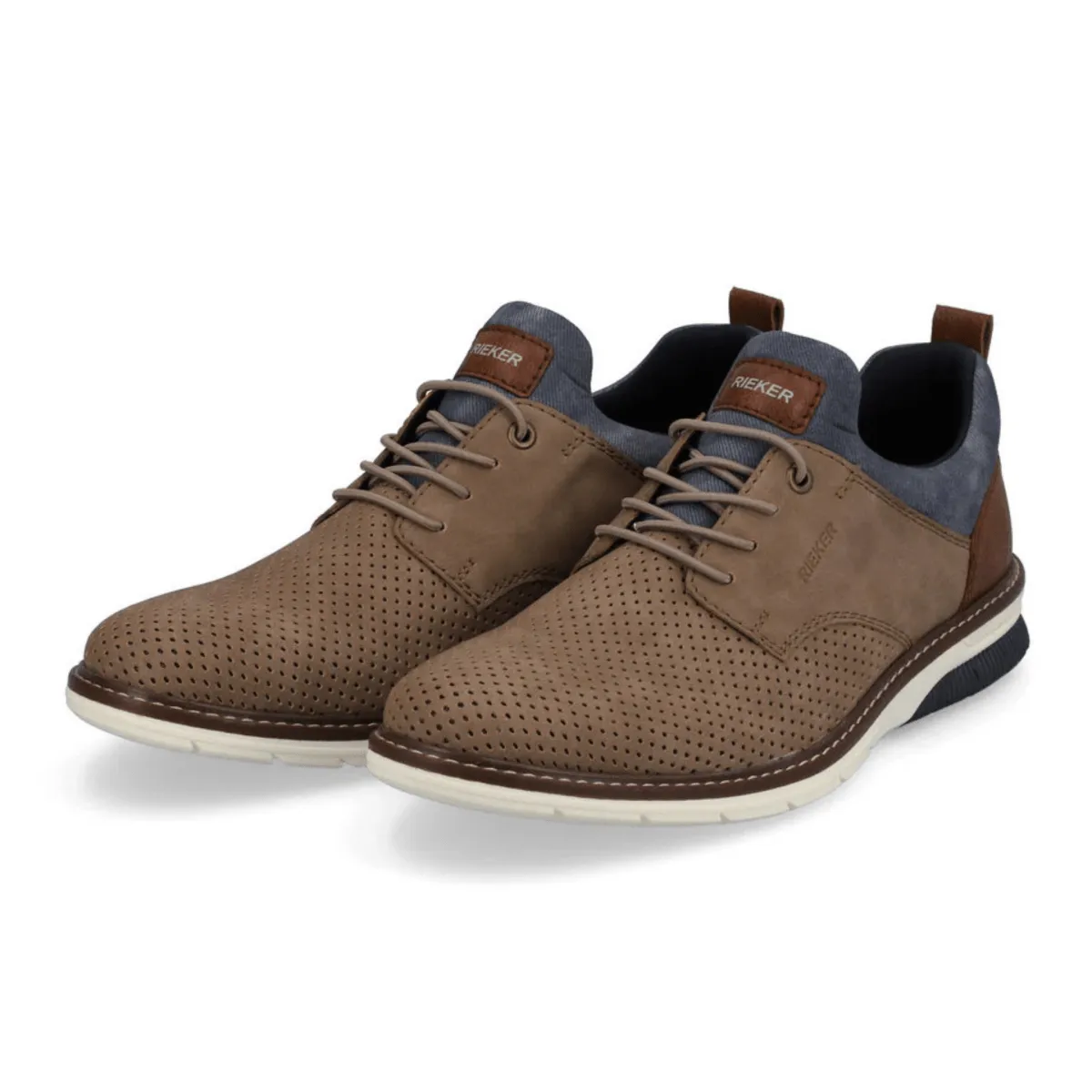 Rieker Men's 14450-64 Dustin Fango/Toffee/Navy