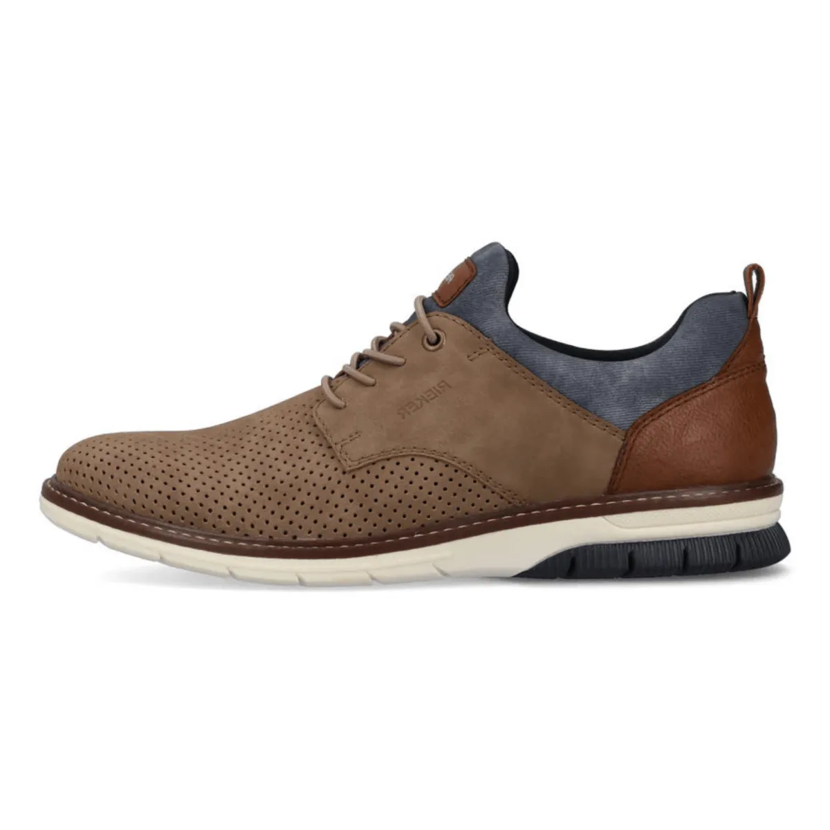 Rieker Men's 14450-64 Dustin Fango/Toffee/Navy