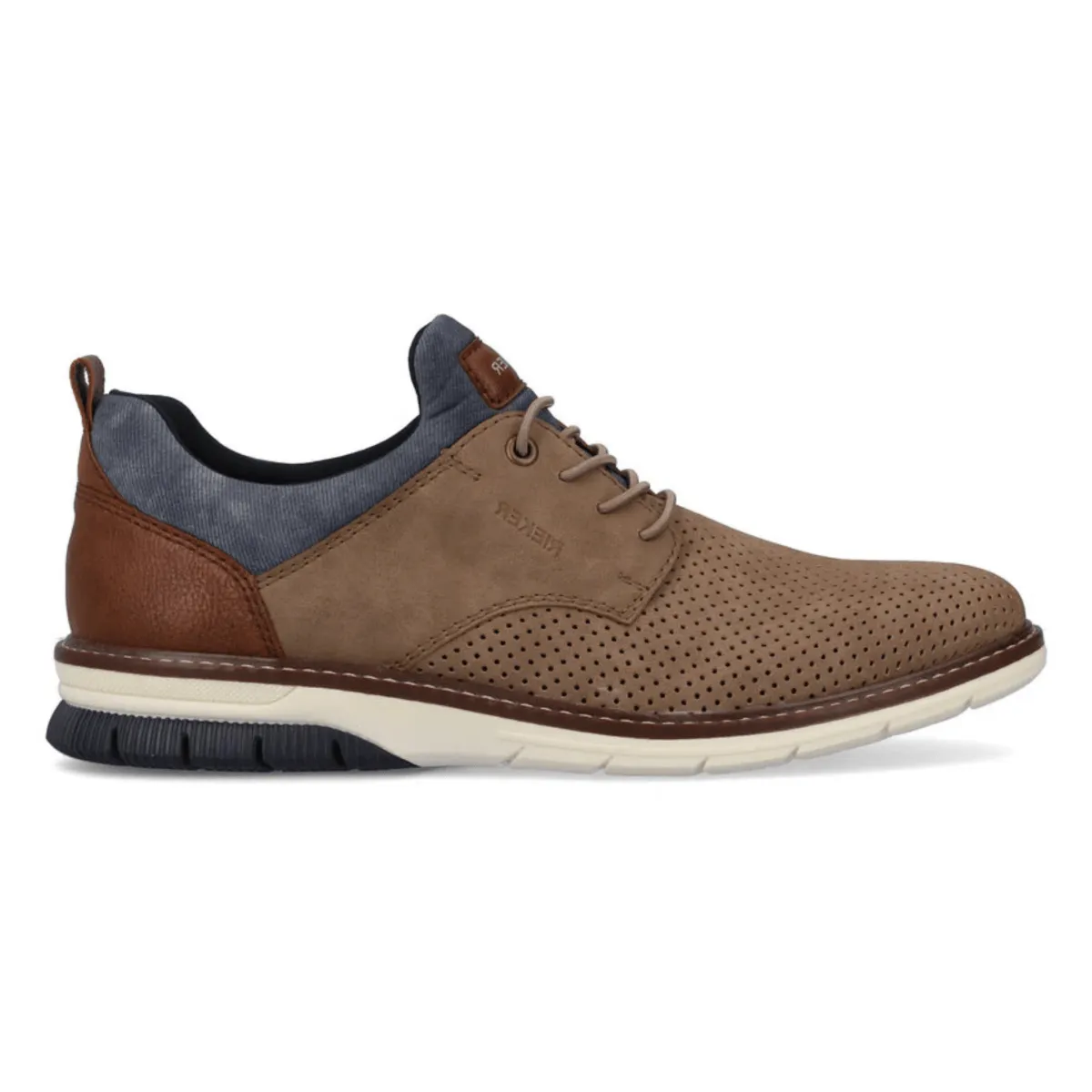 Rieker Men's 14450-64 Dustin Fango/Toffee/Navy