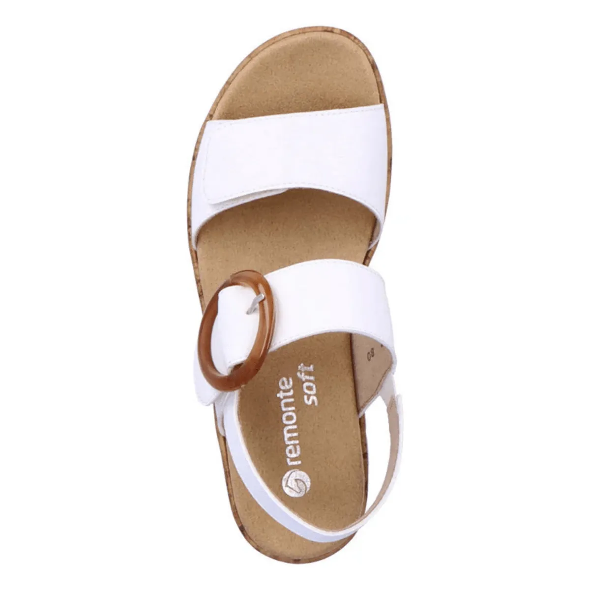 Rieker Women's R6853-80 Jocelyn White Leather