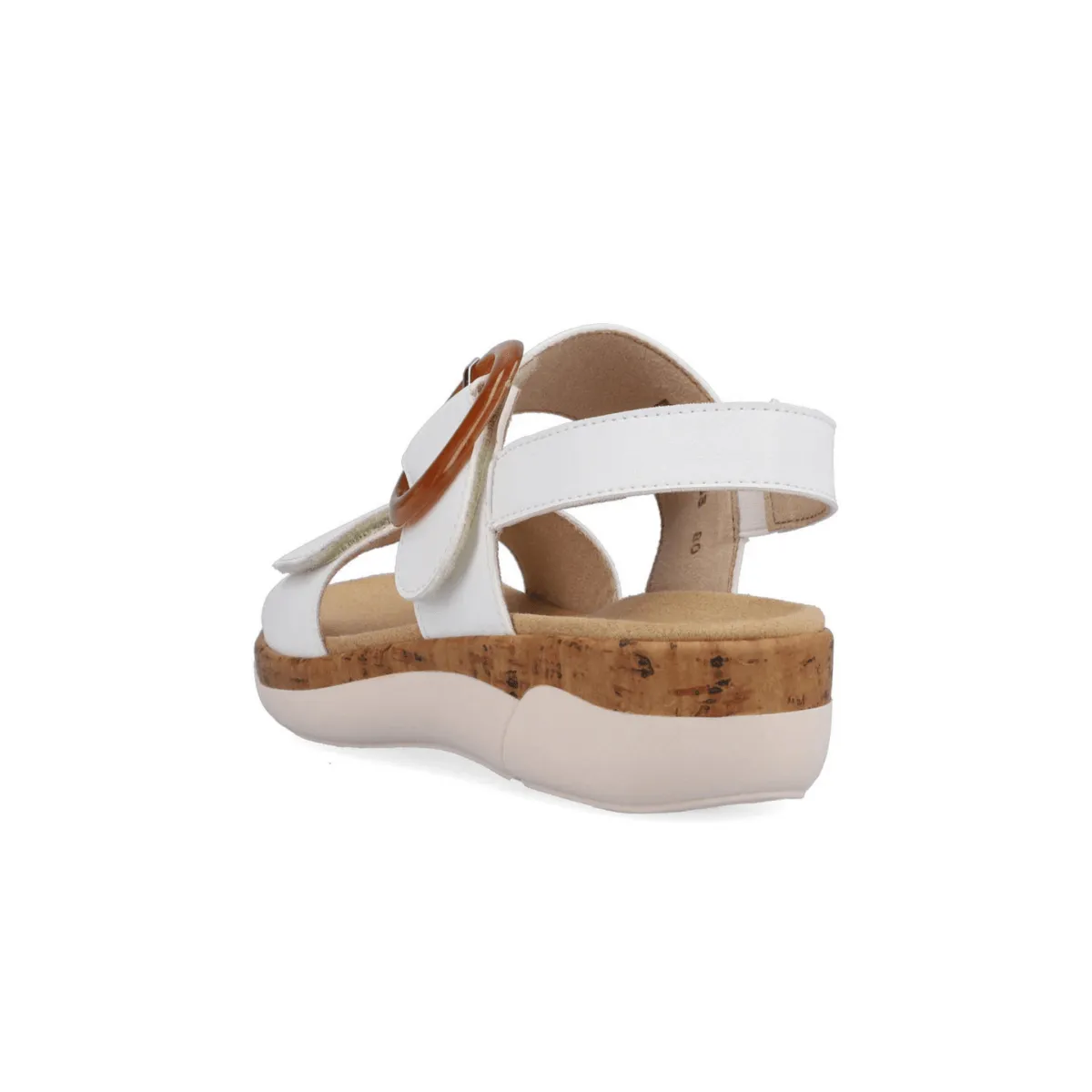 Rieker Women's R6853-80 Jocelyn White Leather