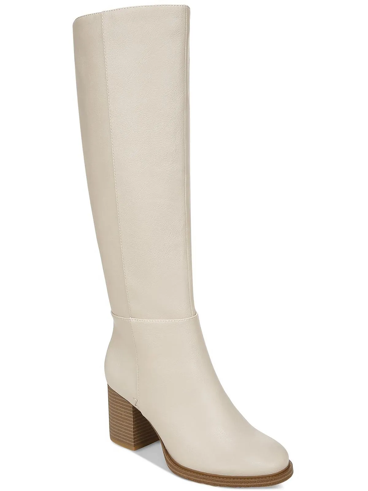 Riona Womens Faux Leather Tall Knee-High Boots