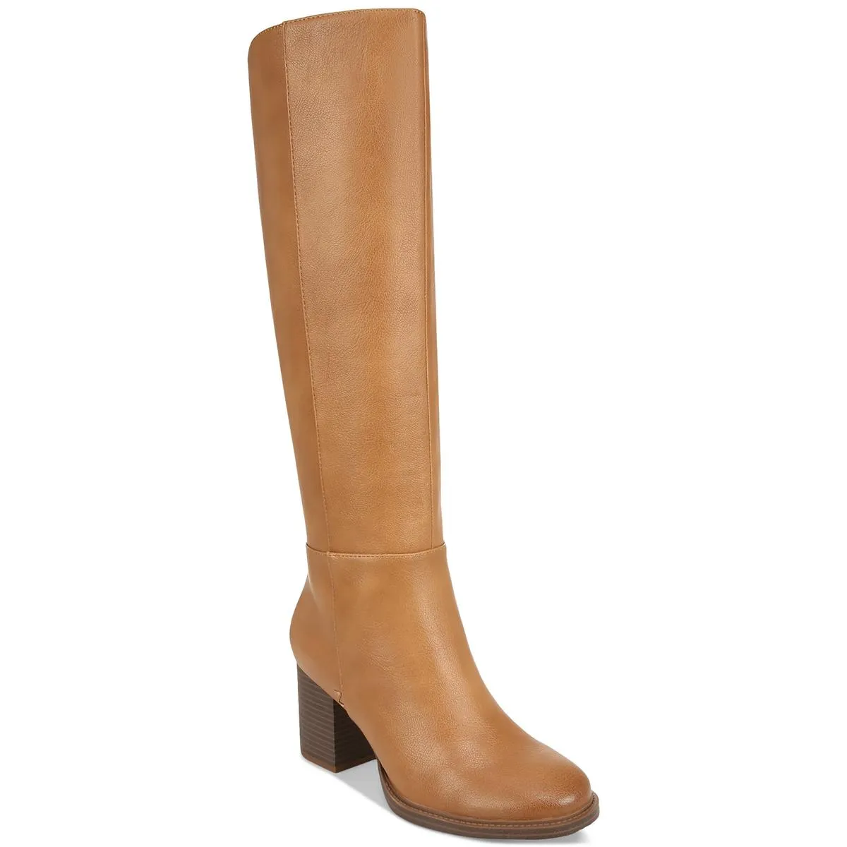Riona Womens Faux Leather Tall Knee-High Boots