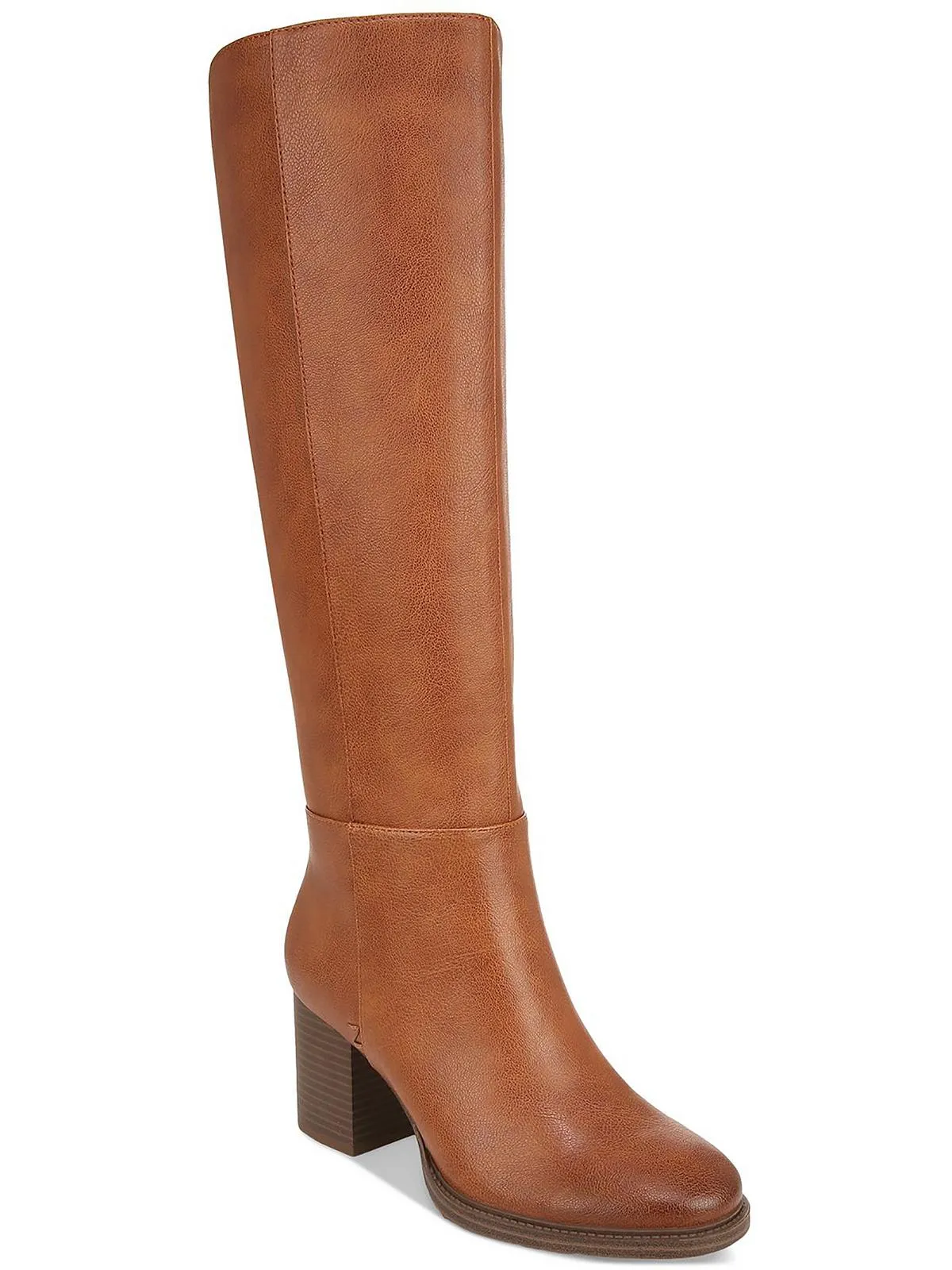 Riona Womens Faux Leather Tall Knee-High Boots
