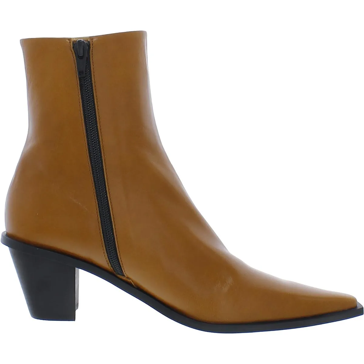 RN3SH049 Womens Leather Pointed Toe Ankle Boots