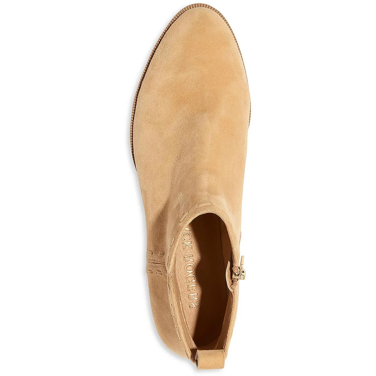 Rollins Womens Suede Block Heel Ankle Boots