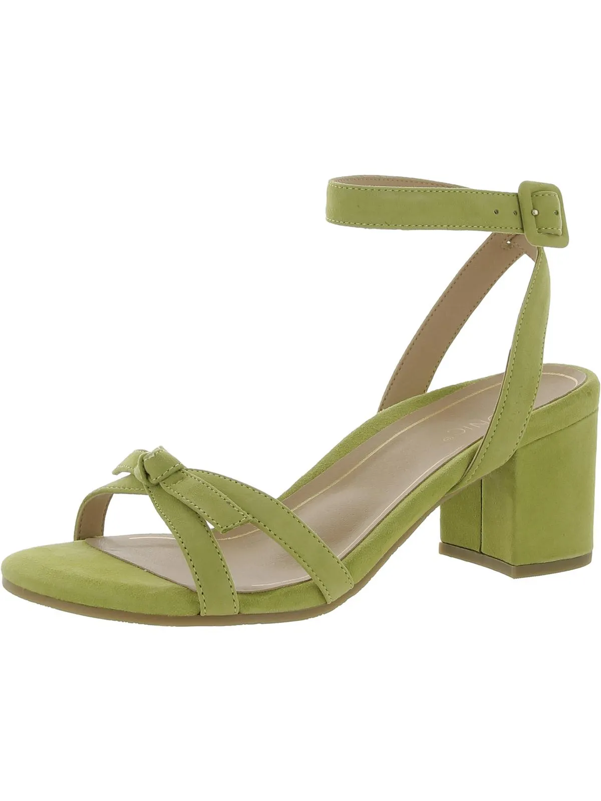 Rosabel Womens Suede Ankle Strap Heels