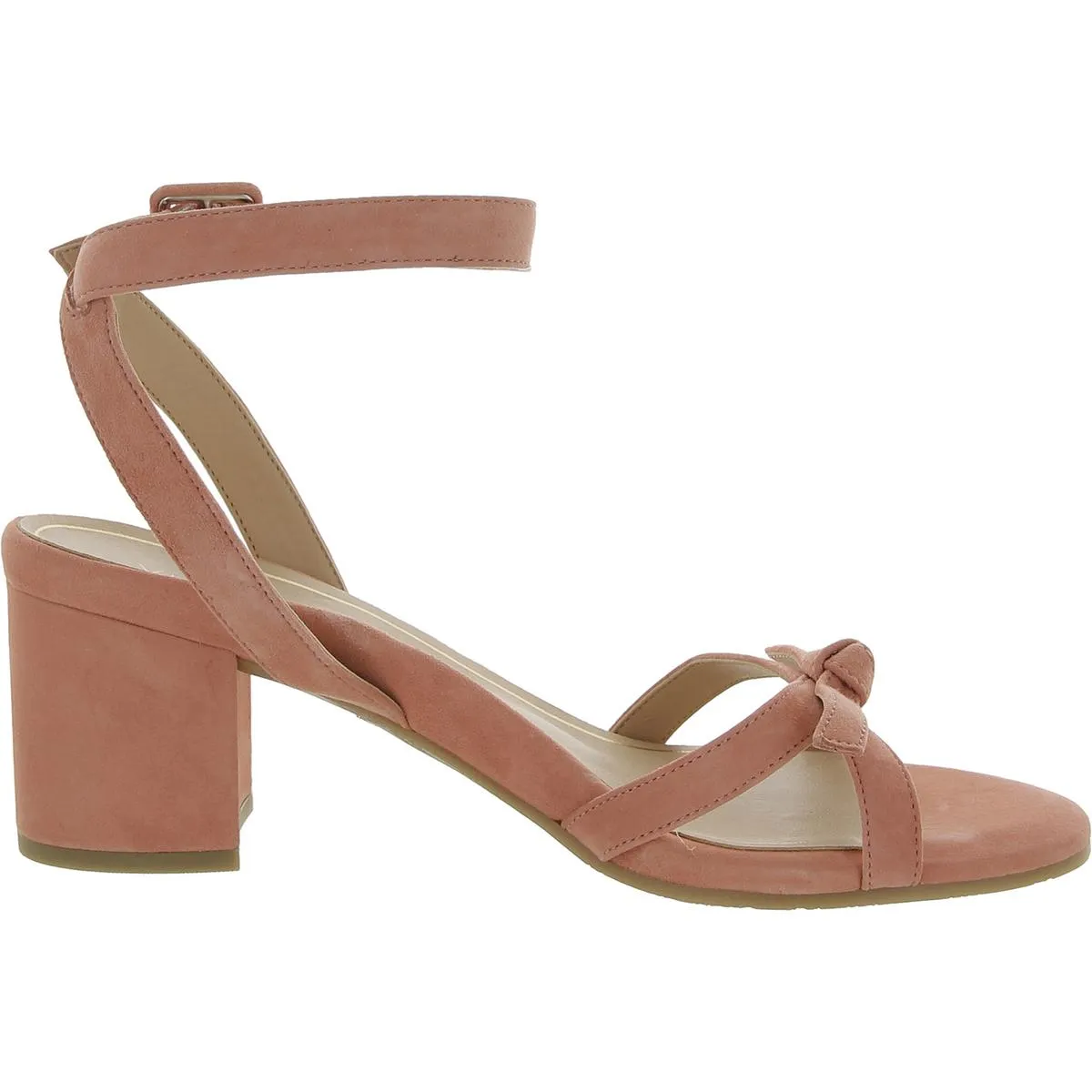 Rosabel Womens Suede Ankle Strap Heels