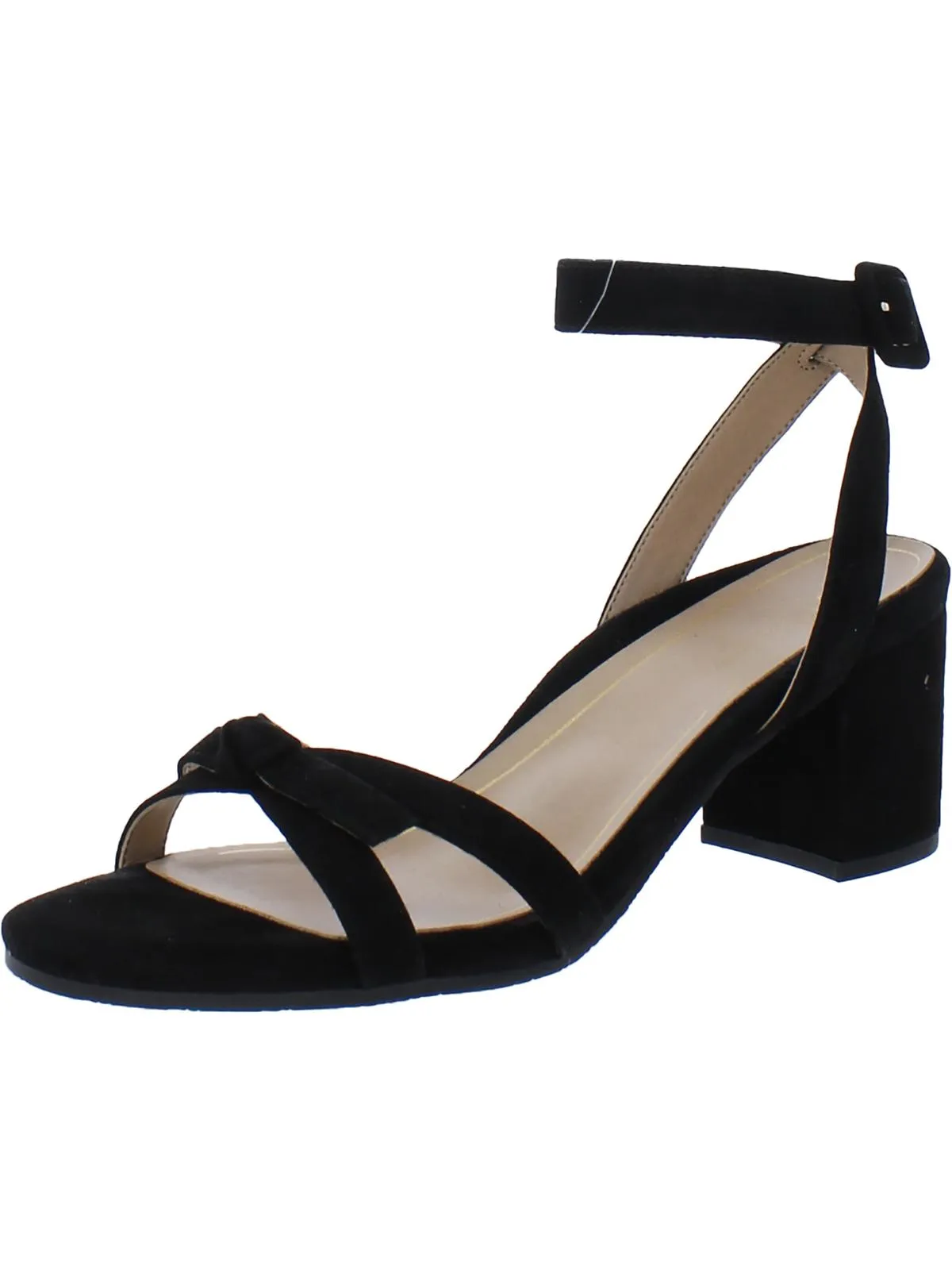 Rosabel Womens Suede Ankle Strap Heels