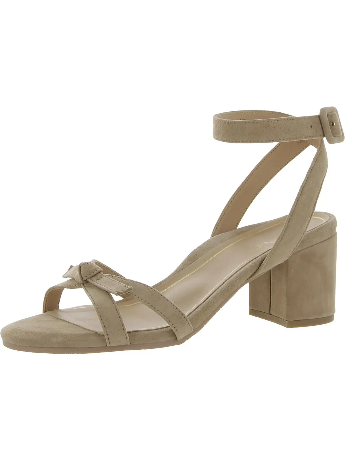 Rosabel Womens Suede Ankle Strap Heels