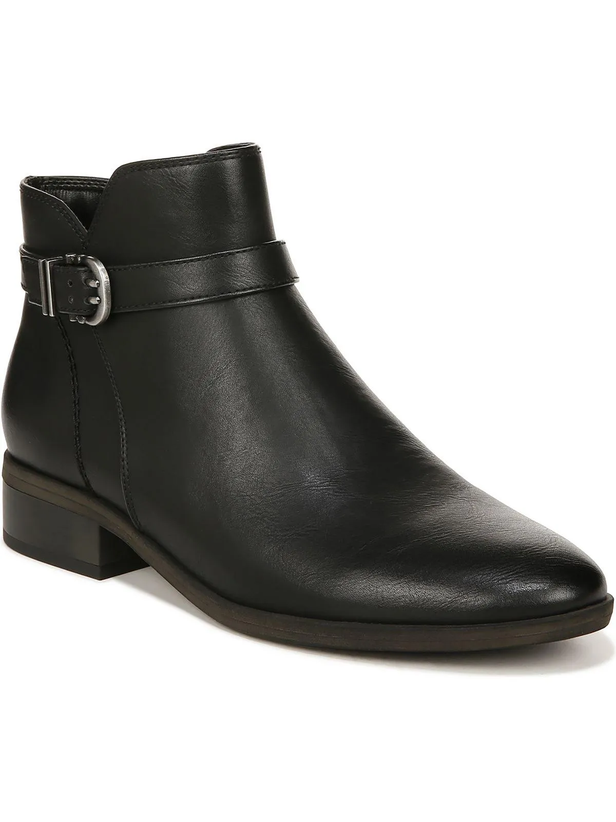 Rosaline Womens Faux Leather Ankle Booties