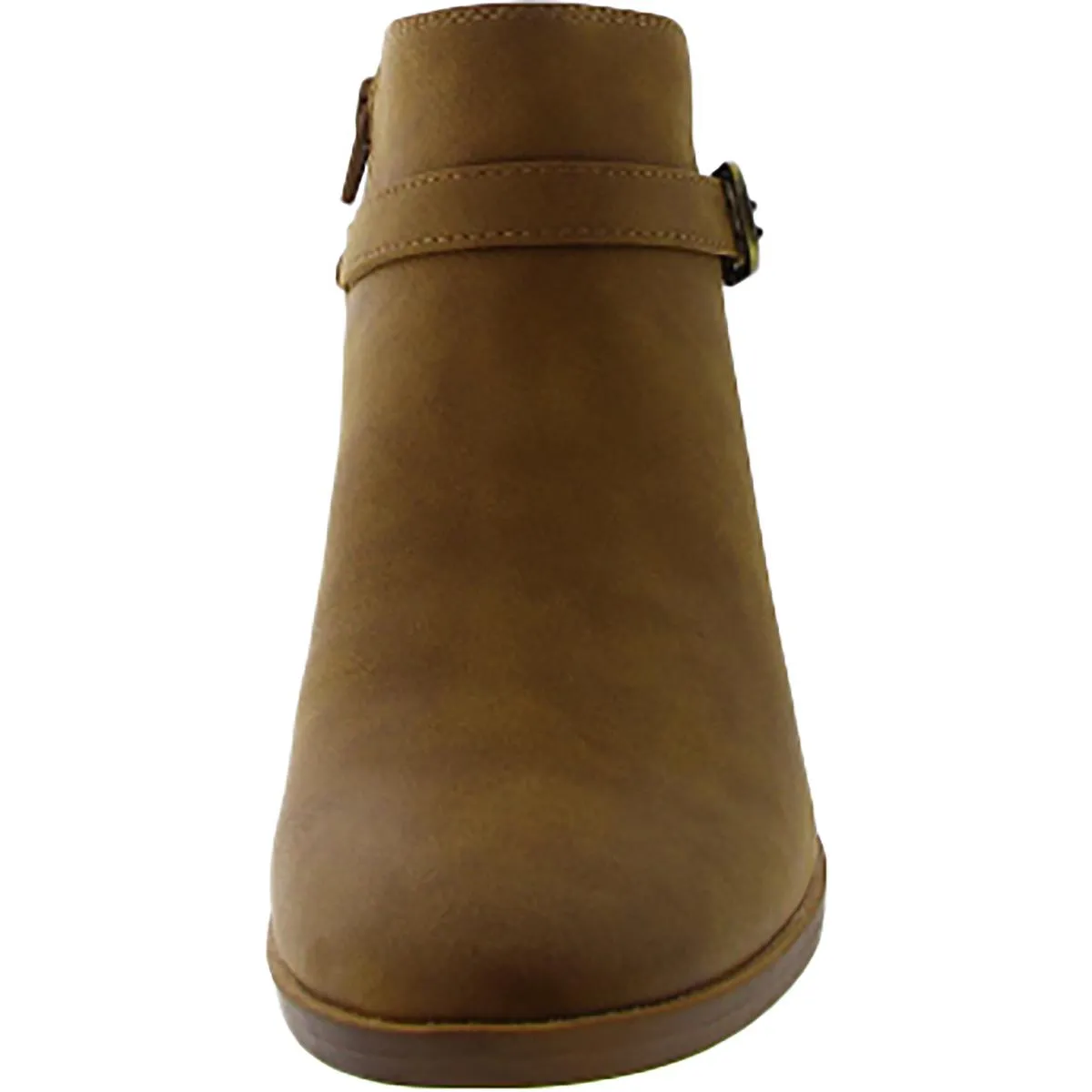 Rosaline Womens Faux Leather Ankle Booties
