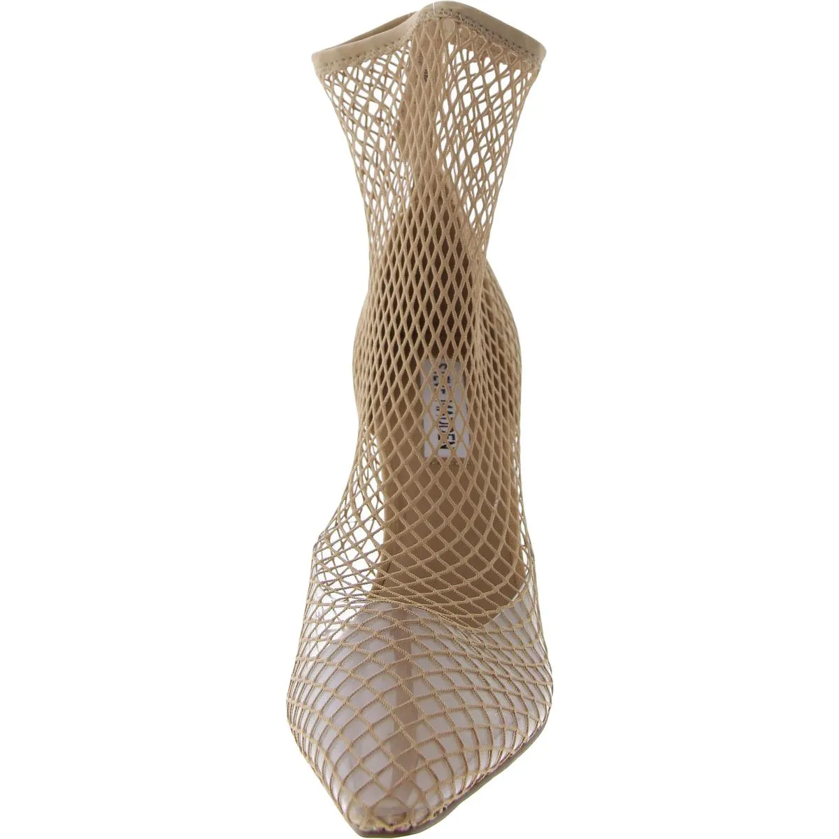 Salem Womens Fishnet Pointed Toe Ankle Boots