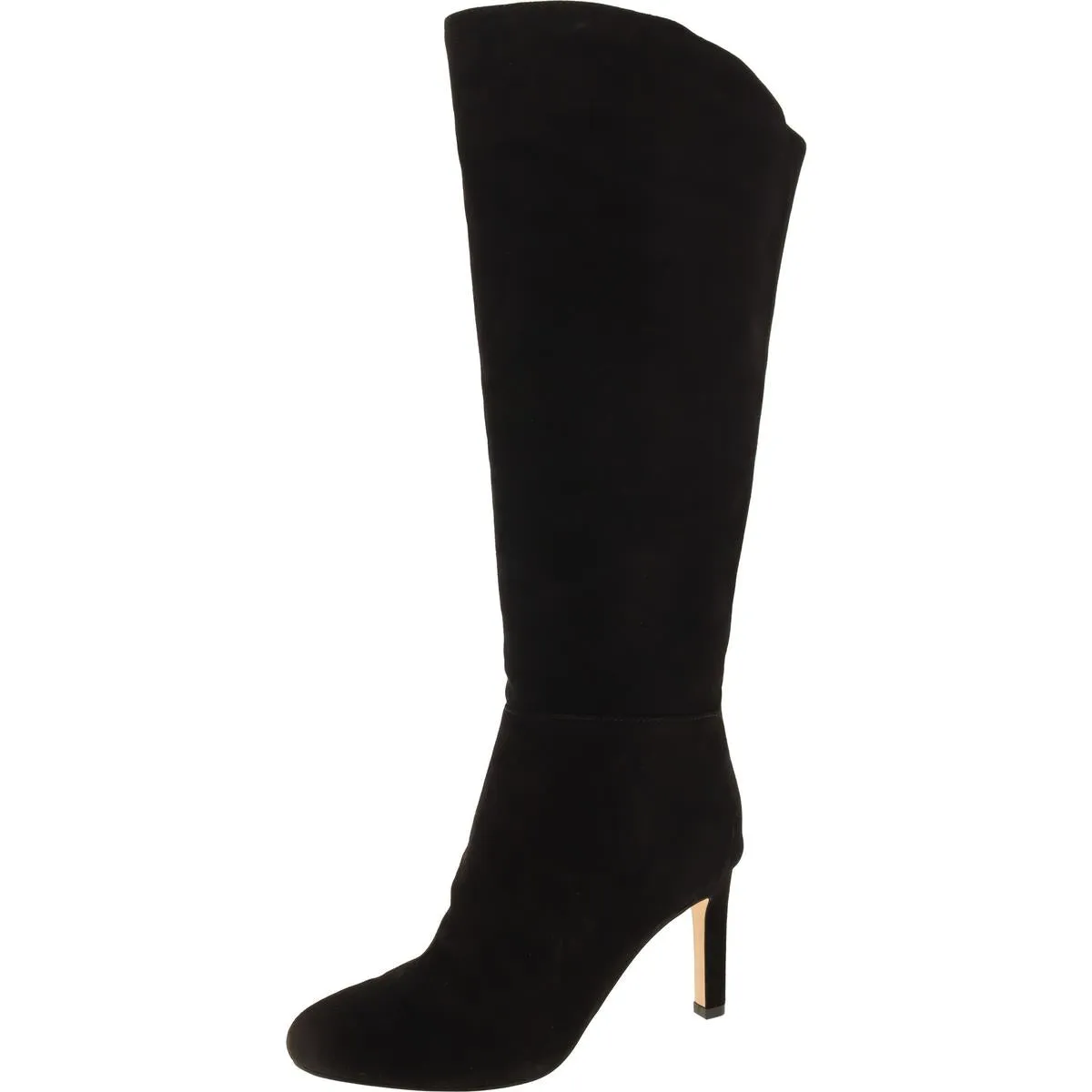 Sancha Womens Leather Wide Calf Knee-High Boots