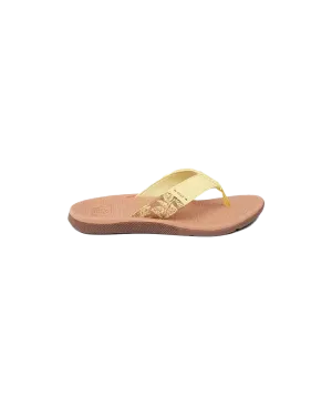 Santa Ana Flip Flops in Pale Banana