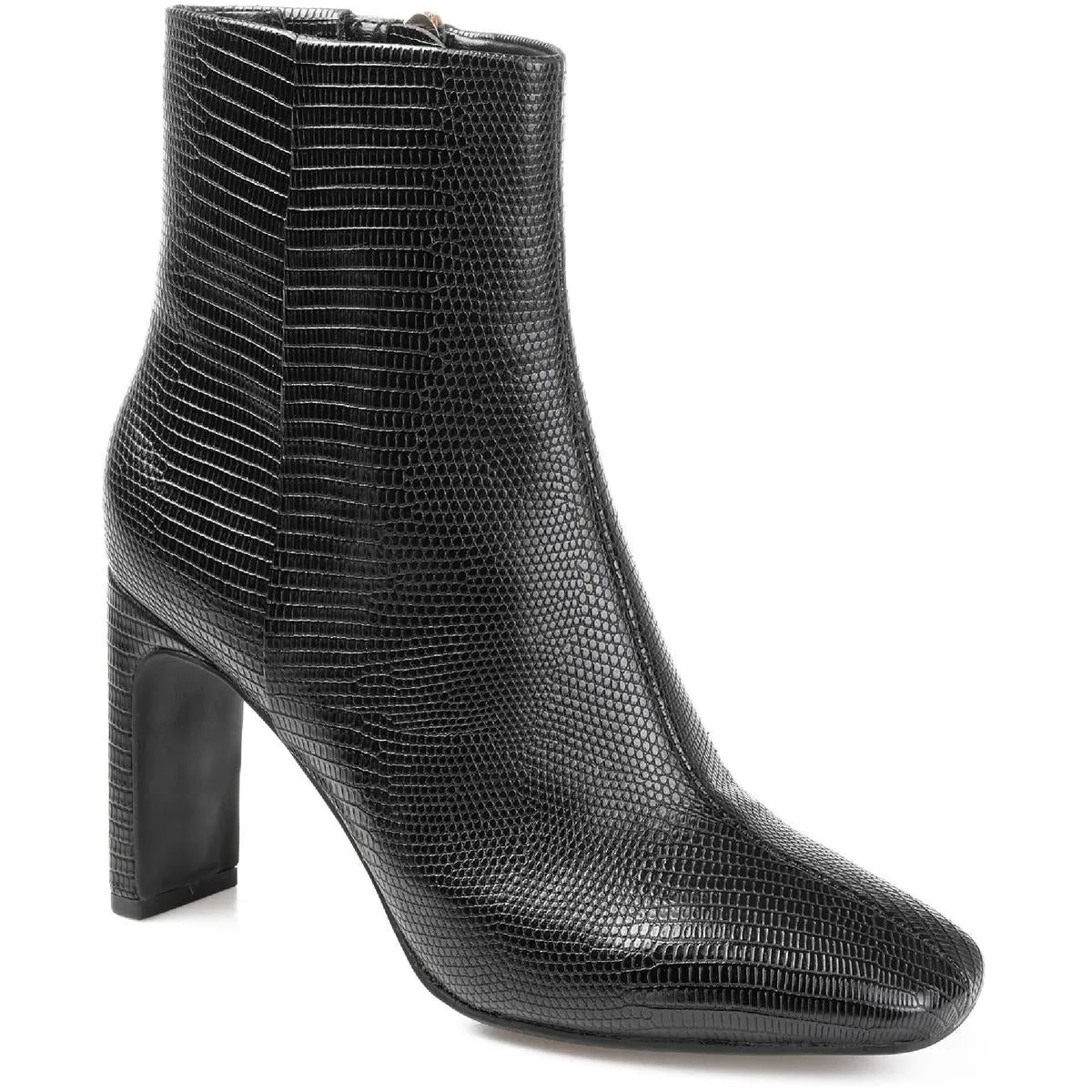 Sarla Womens Faux Leather Ankle Ankle Boots