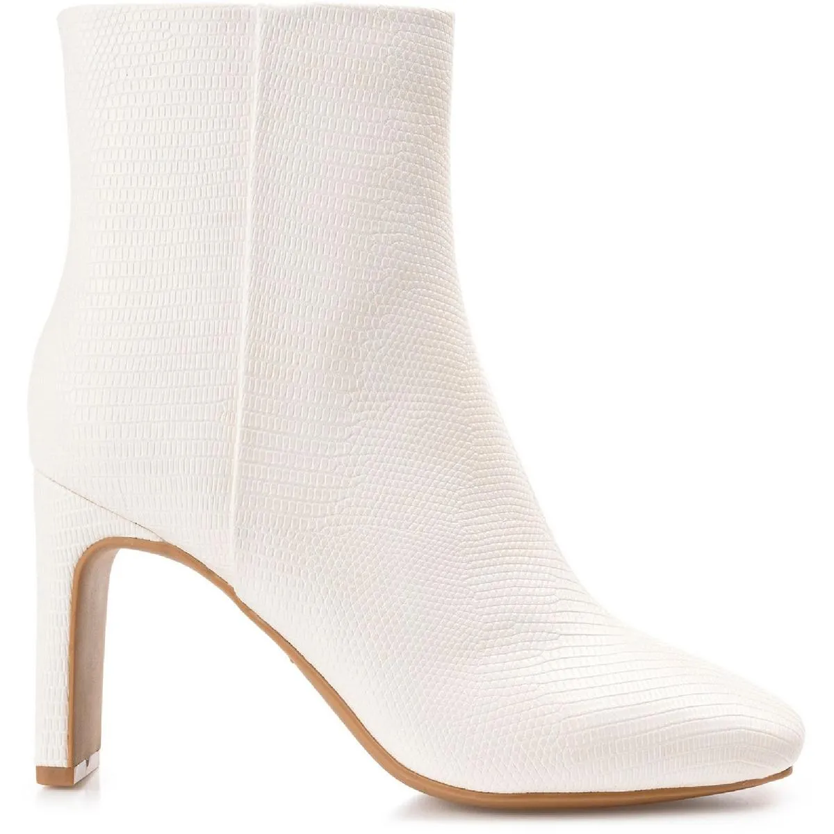 Sarla Womens Faux Leather Ankle Ankle Boots