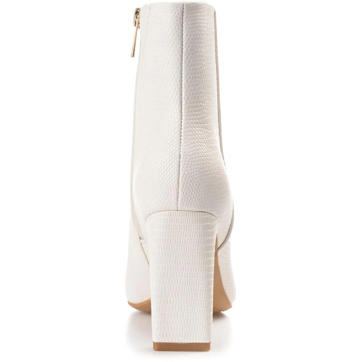 Sarla Womens Faux Leather Ankle Ankle Boots