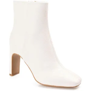 Sarla Womens Faux Leather Ankle Ankle Boots