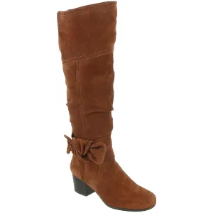Sassy  Womens Leather Tall Knee-High Boots