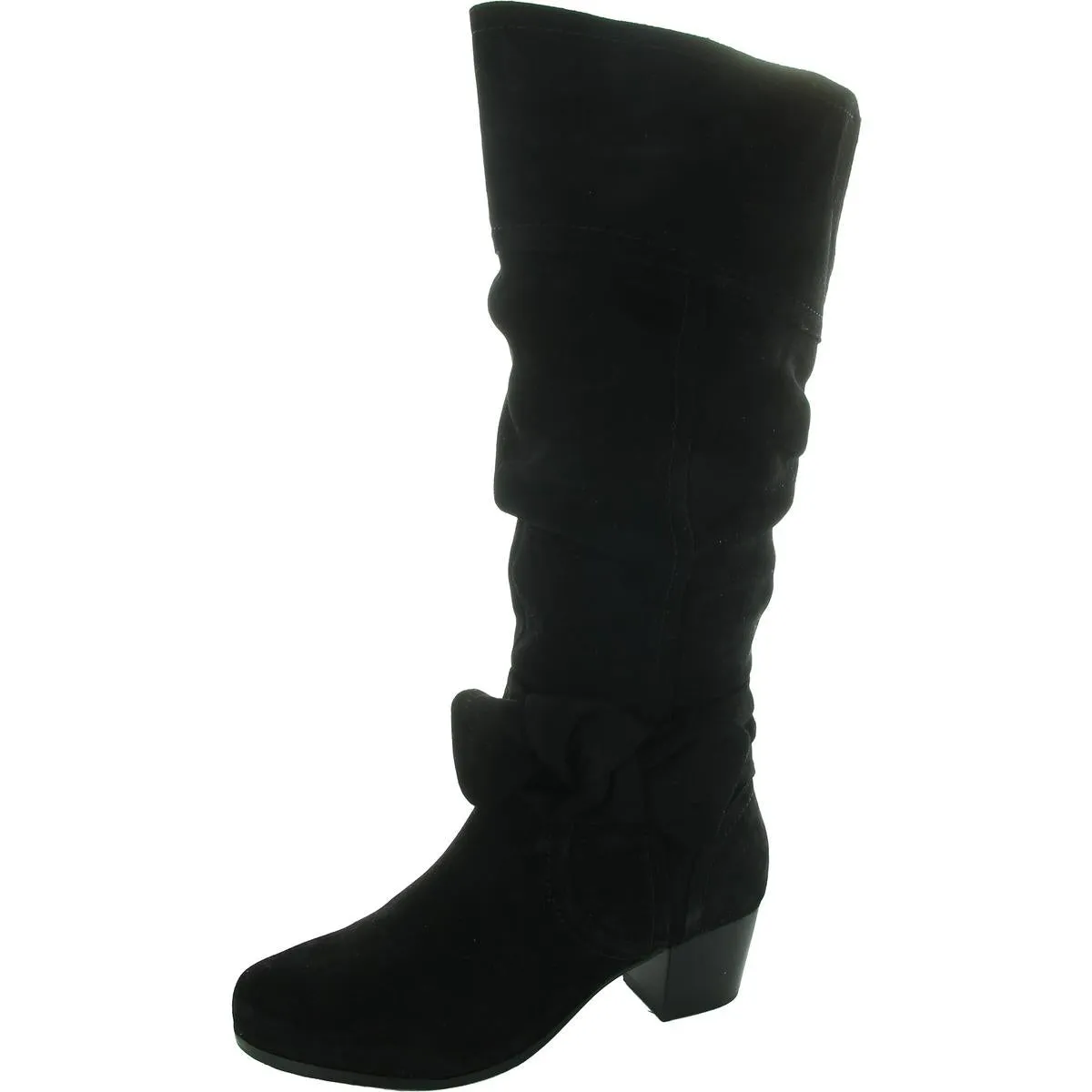 Sassy  Womens Leather Tall Knee-High Boots