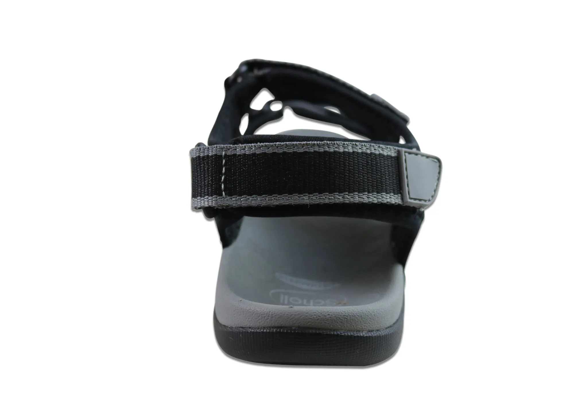 Scholl Orthaheel Bribie Womens Leather Adjustable Supportive Sandals Scholl Orthaheel Shoes