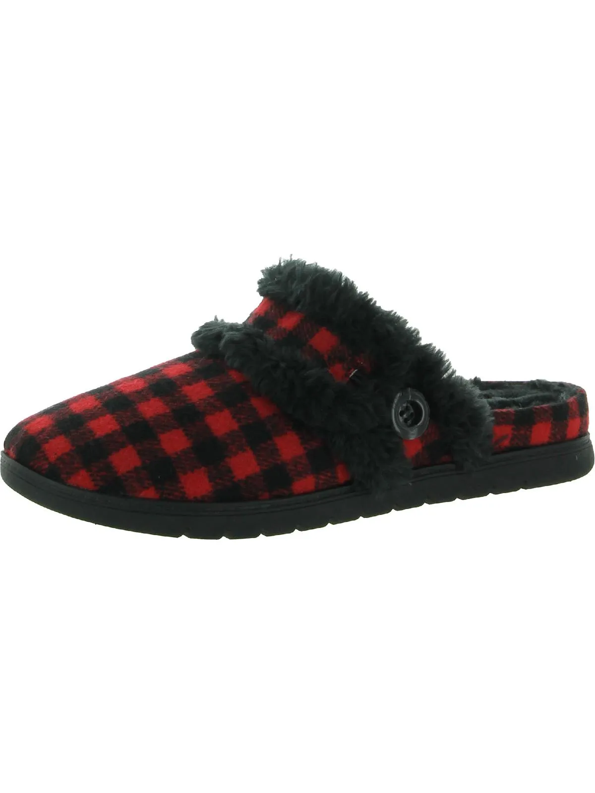 Season 2 Womens Faux Suede Sandal Slipper Shoes