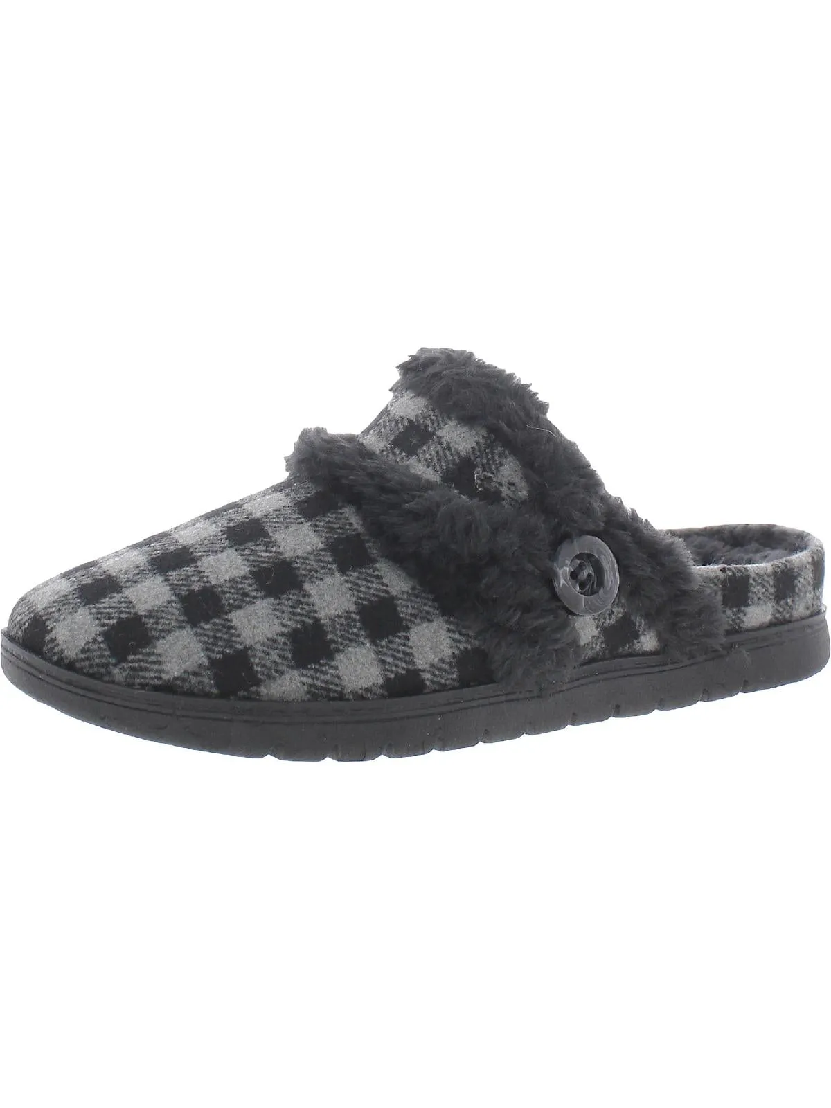 Season 2 Womens Faux Suede Sandal Slipper Shoes