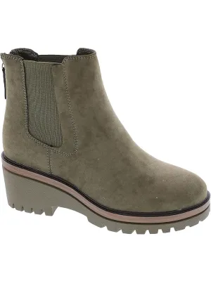 Sefi Womens Suede Ankle Chelsea Boots