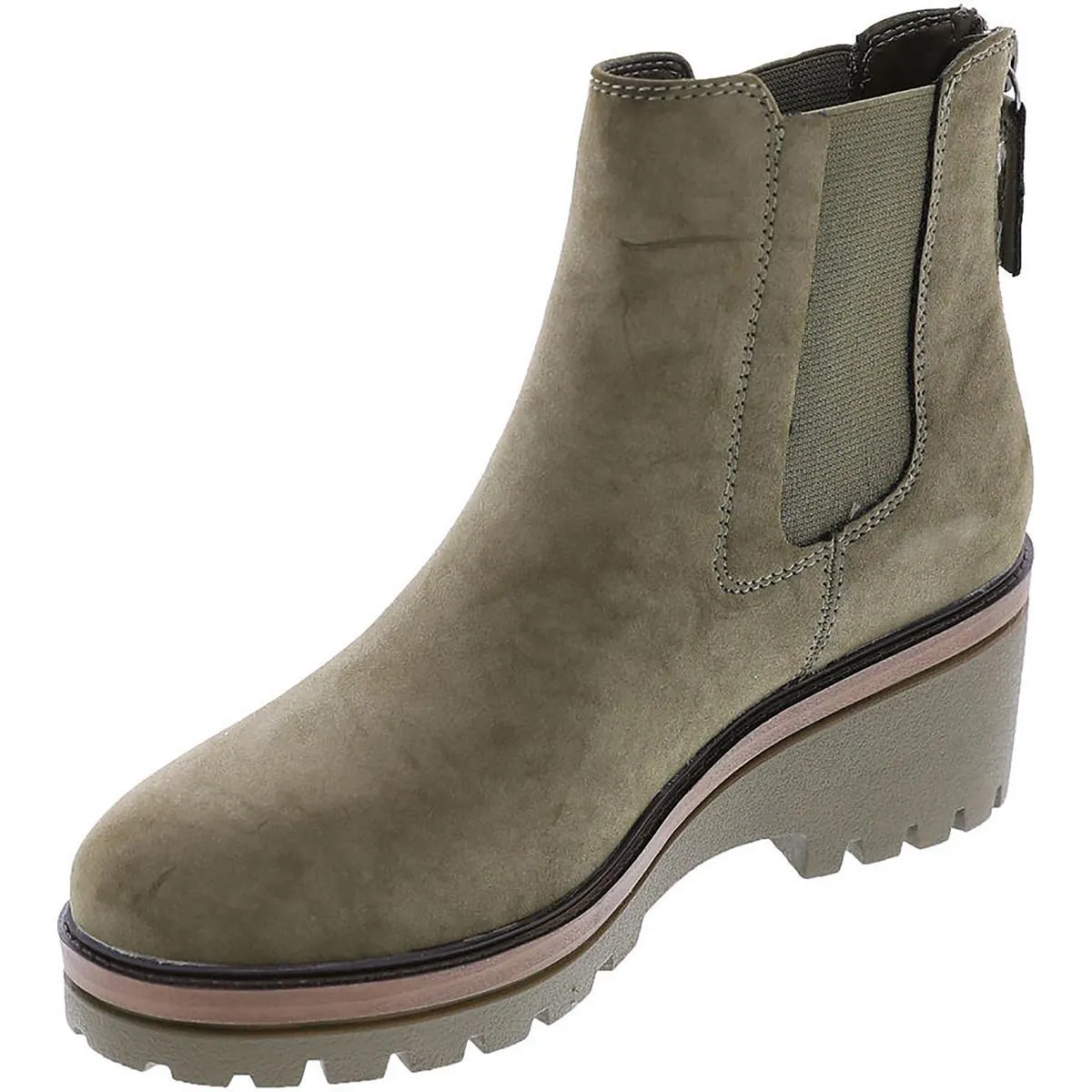 Sefi Womens Suede Ankle Chelsea Boots