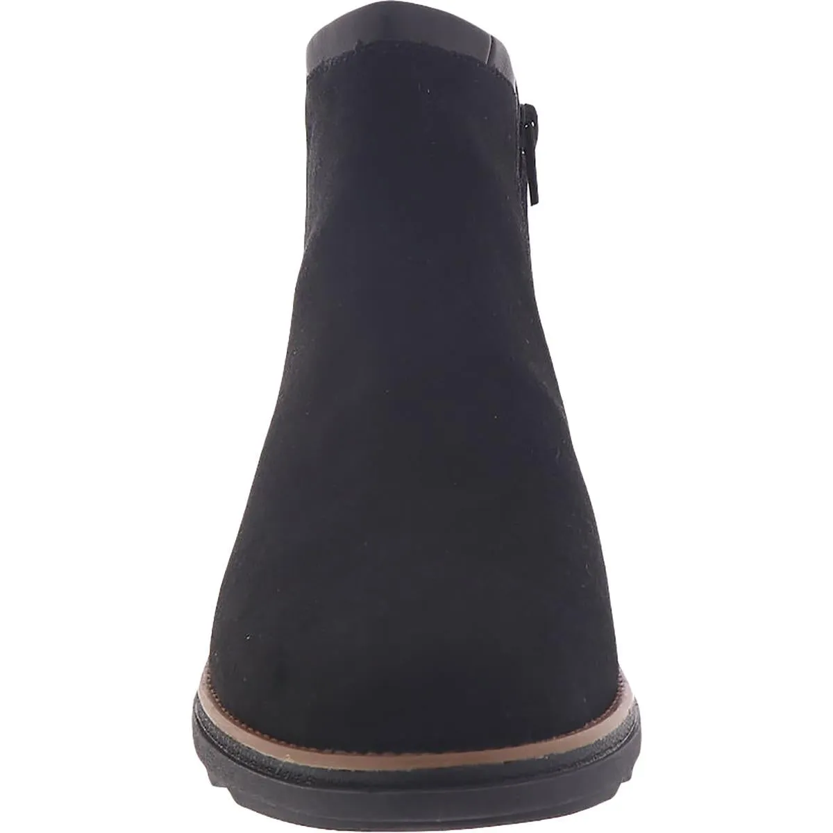 Sharon Heights Womens Suede Ankle Platform Boots