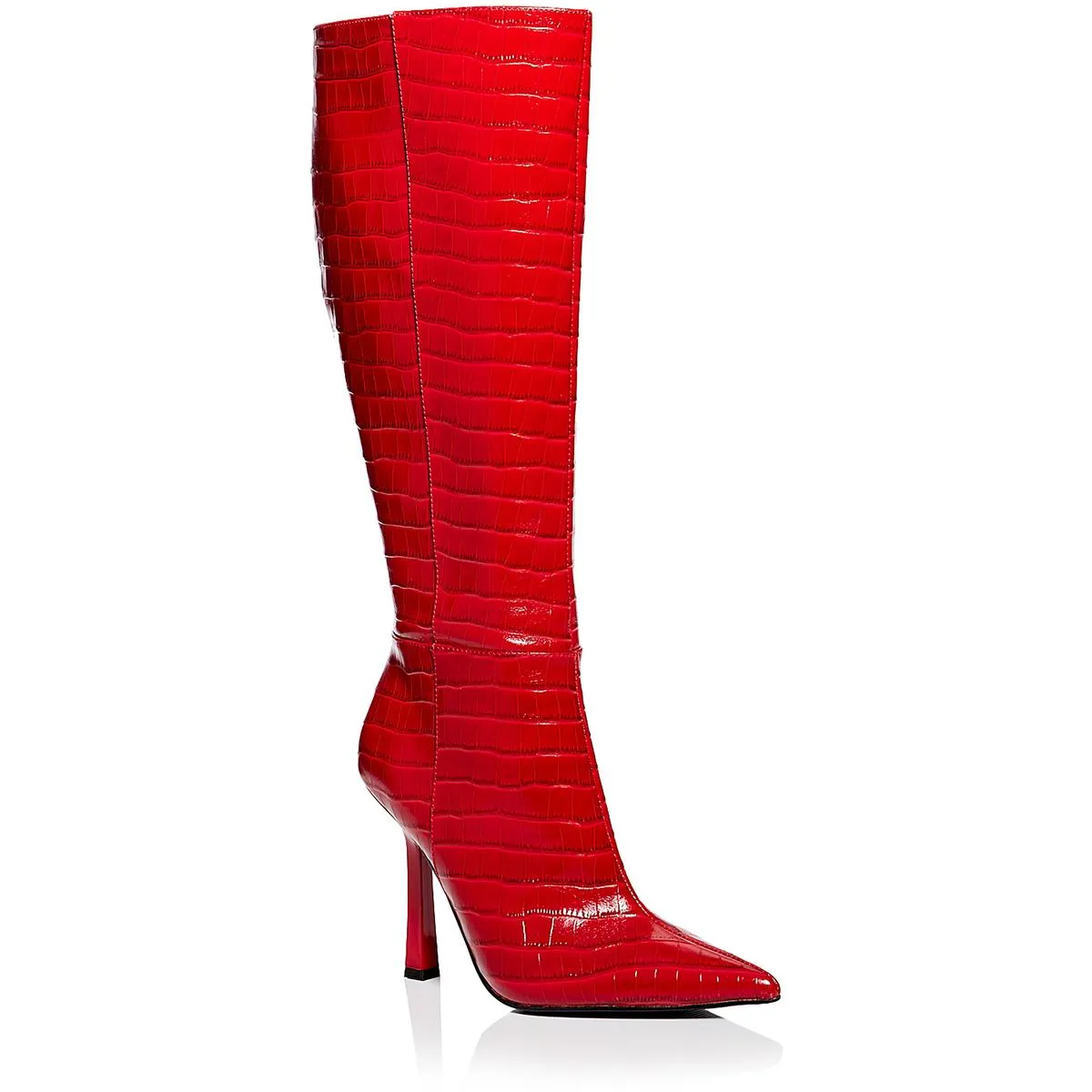 Shea Womens Zipper Knee-High Boots