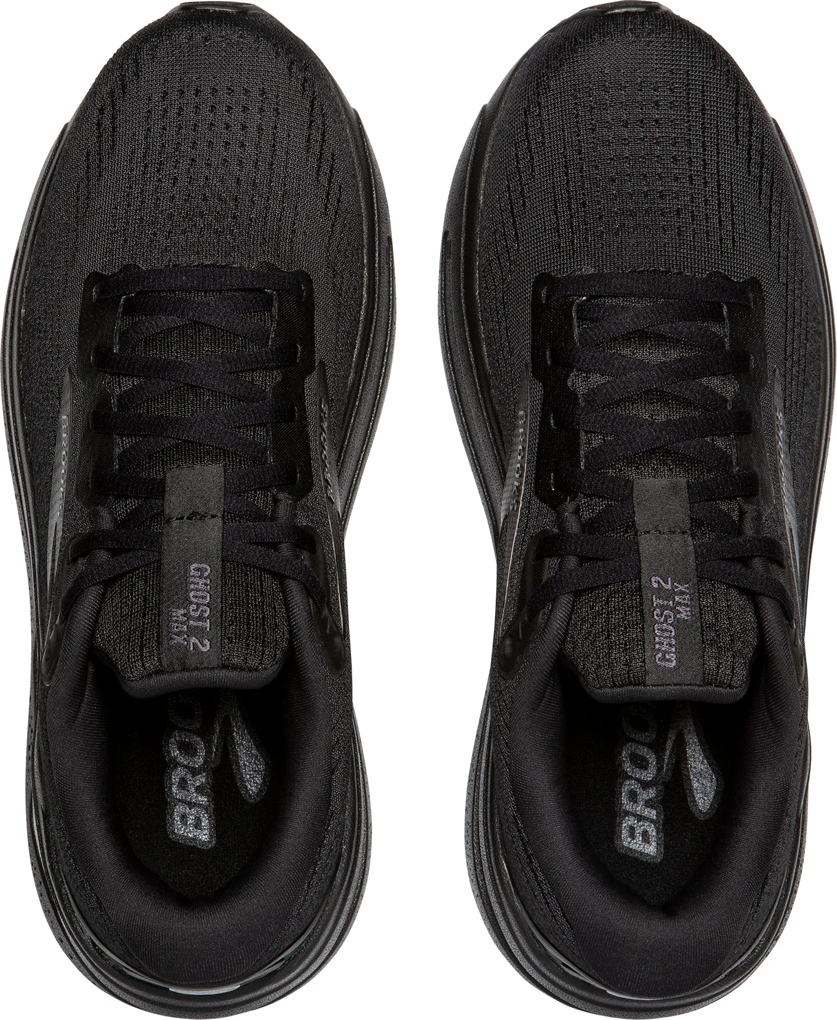 Shoes Brooks Brooks Ghost Max 2 WIDE FIT (2E) Womens Running Shoes - Black