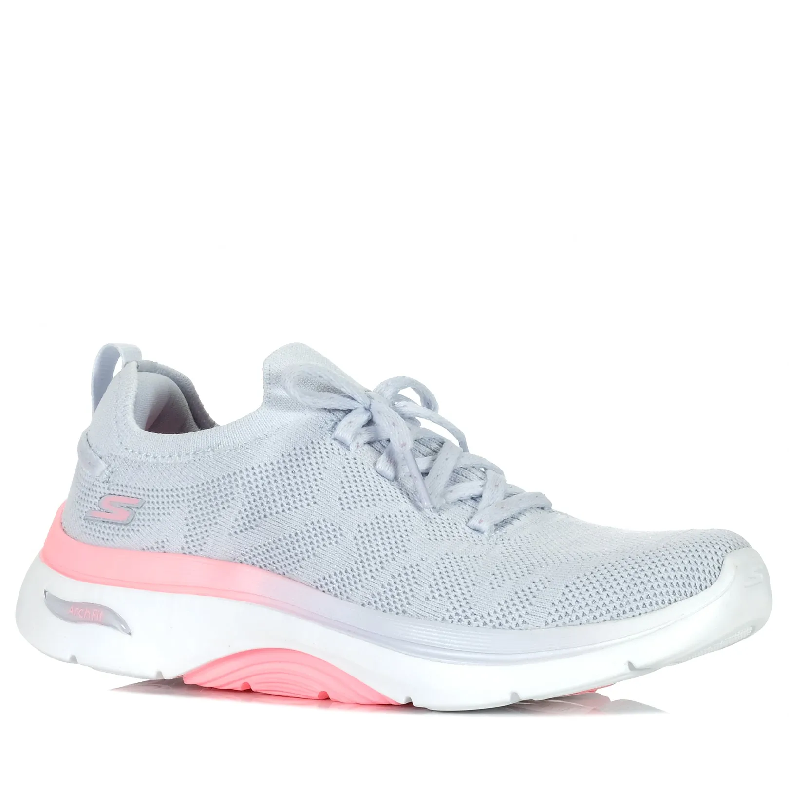 Skechers GOwalk Arch Fit 2.0 - Bel 125320 Grey/Pink Shoes_Skechers