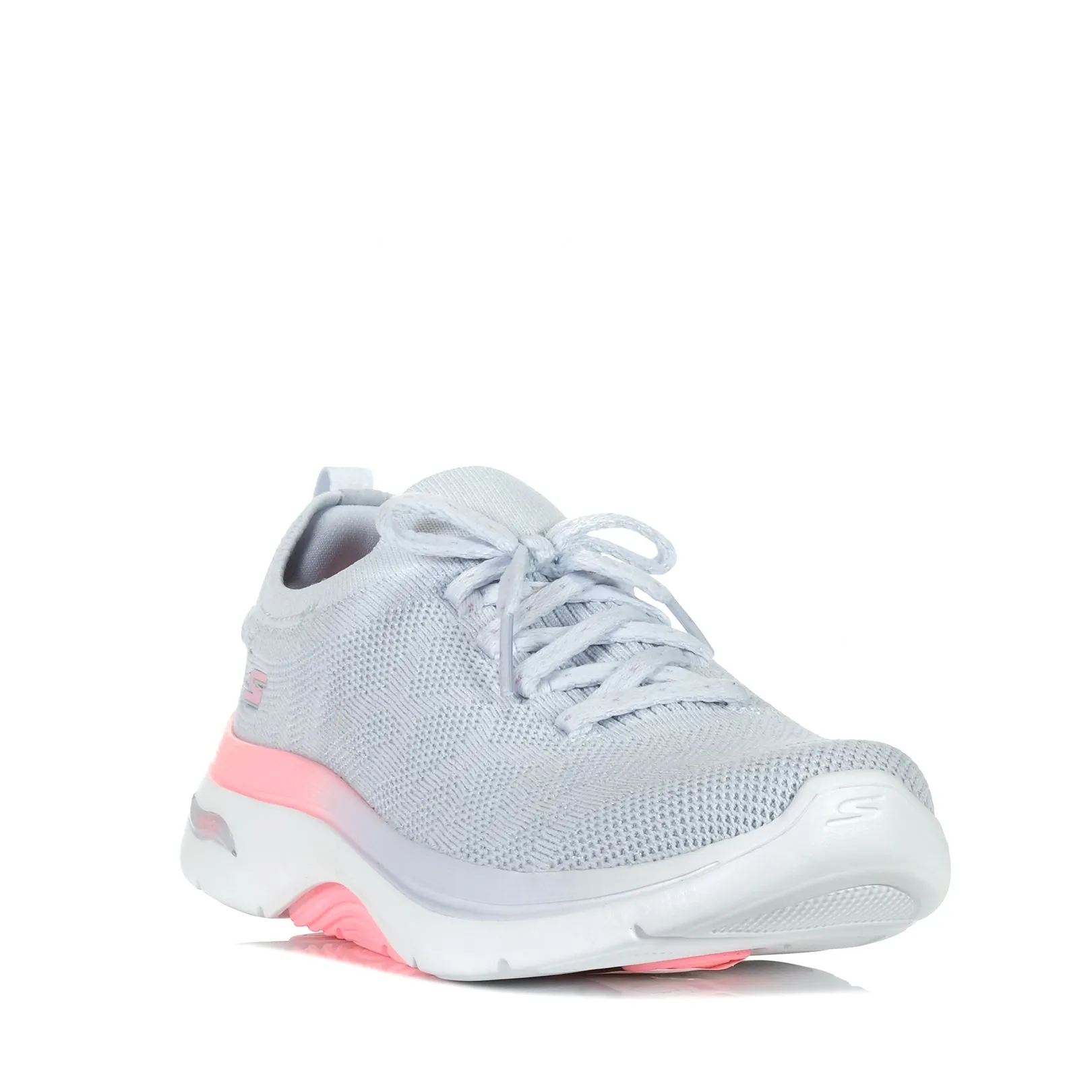Skechers GOwalk Arch Fit 2.0 - Bel 125320 Grey/Pink Shoes_Skechers