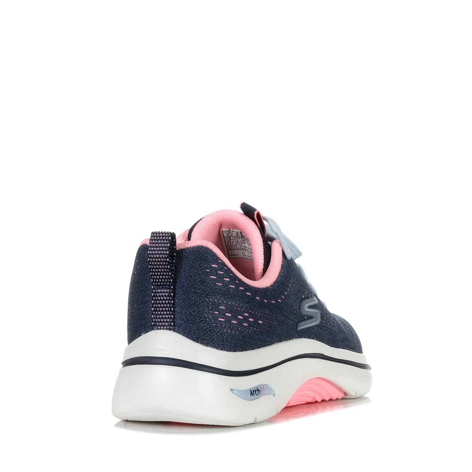 Skechers GOwalk Arch Fit 2.0 - Vivid Sunset 125311 Navy/Hot Pink Shoes_Skechers