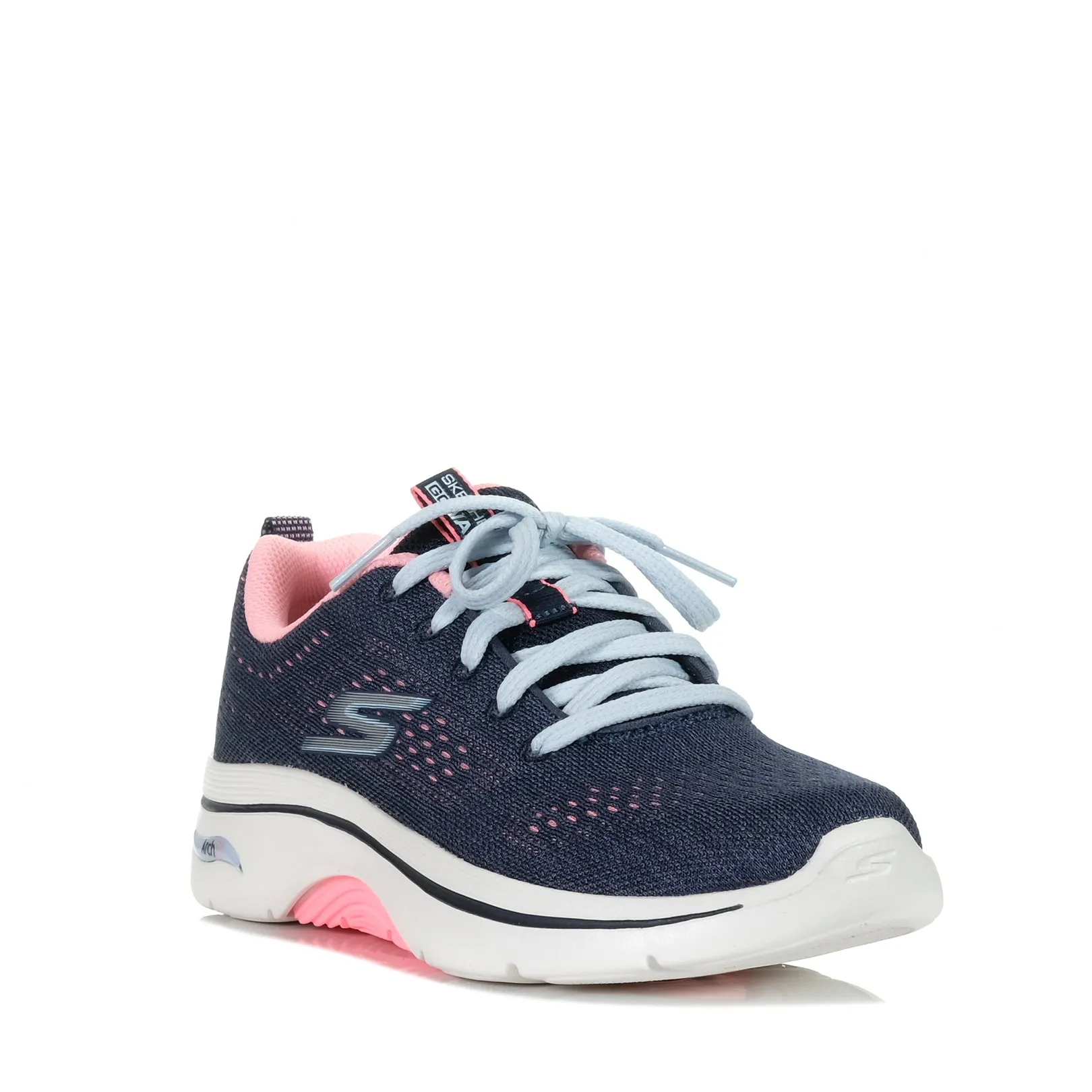 Skechers GOwalk Arch Fit 2.0 - Vivid Sunset 125311 Navy/Hot Pink Shoes_Skechers
