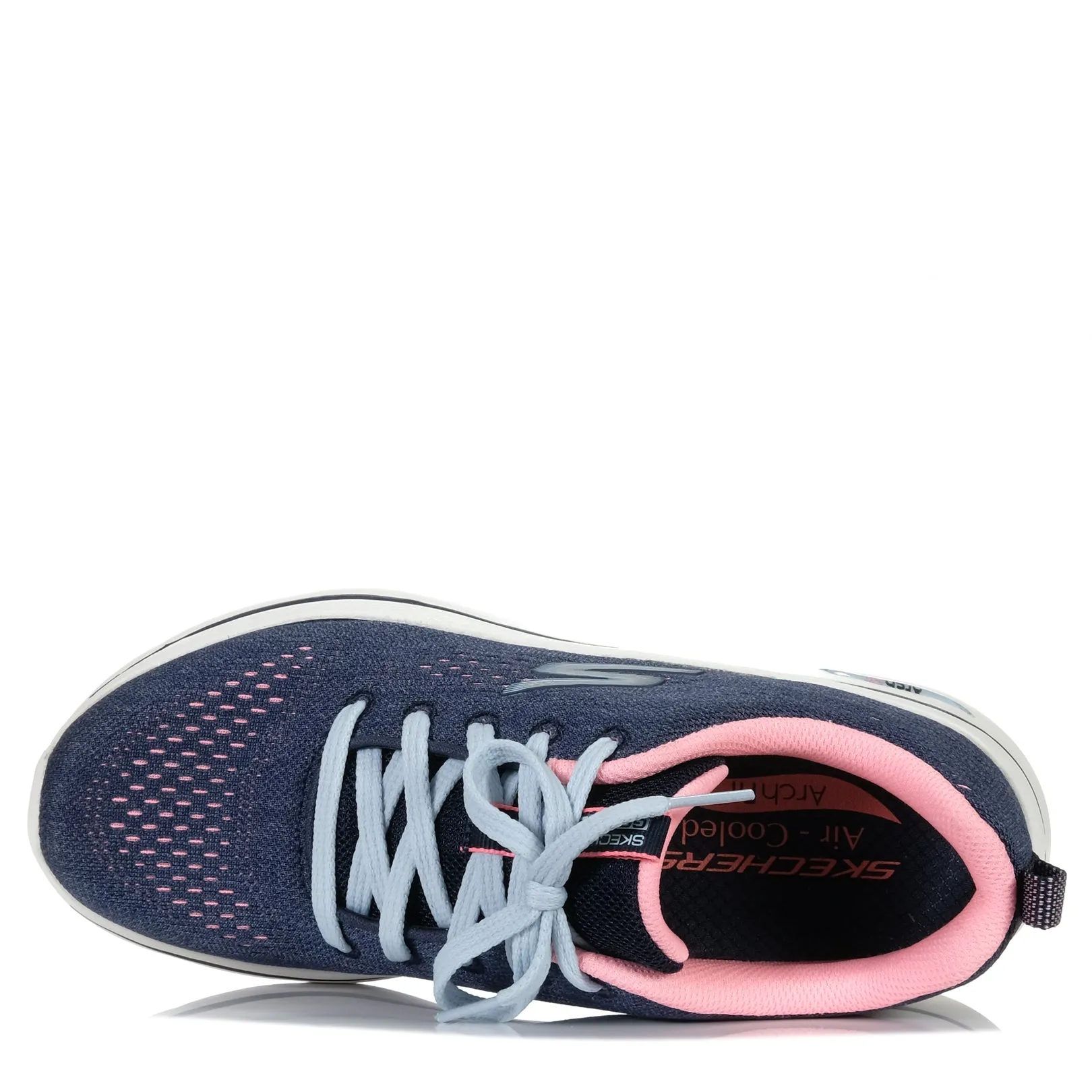 Skechers GOwalk Arch Fit 2.0 - Vivid Sunset 125311 Navy/Hot Pink Shoes_Skechers